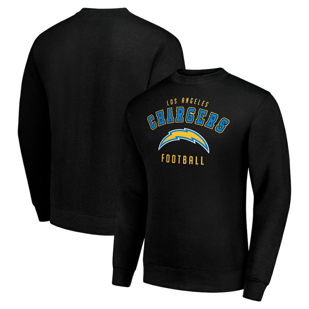Los Angeles Chargers Starter Team Logo Pullover Sweatshirt Black