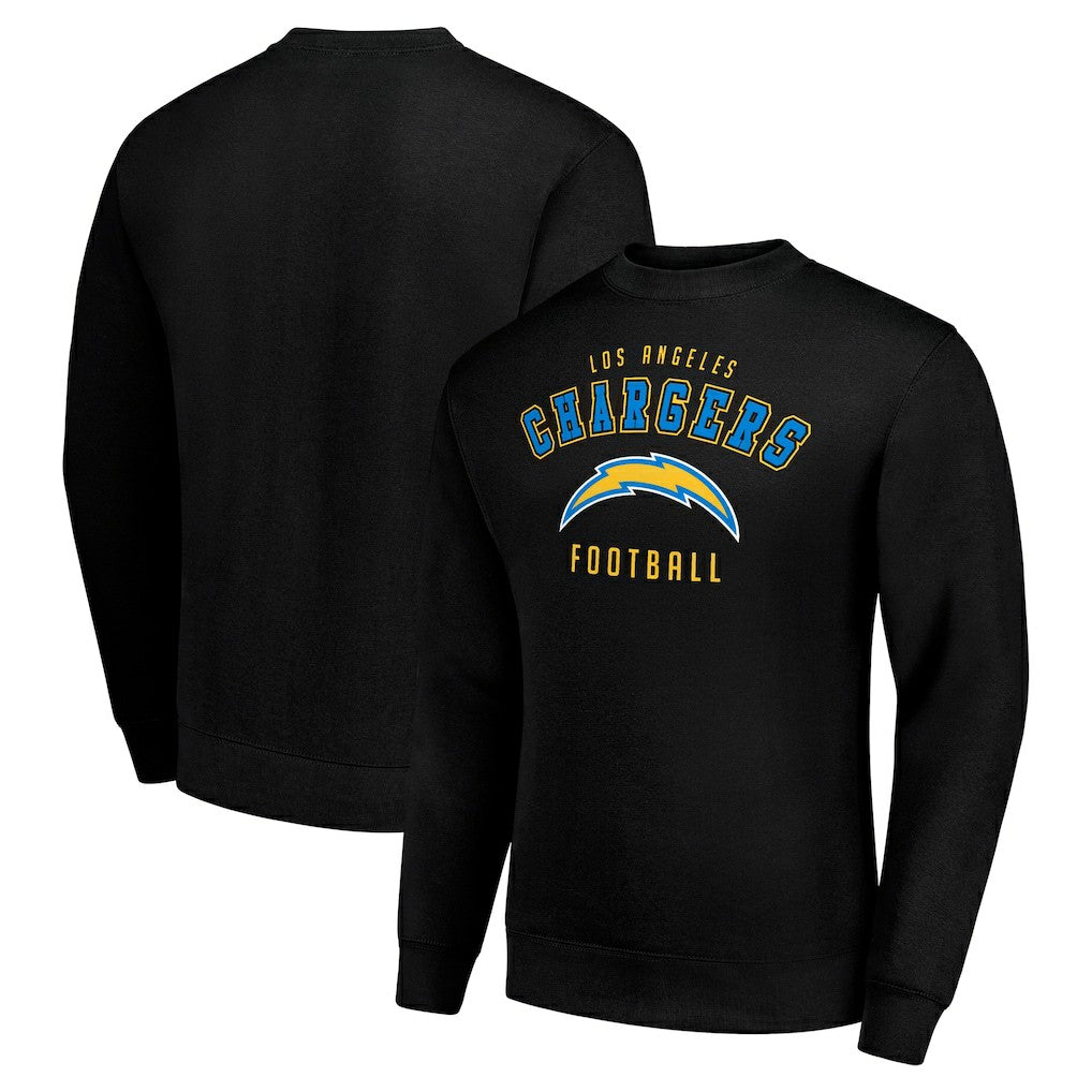 Los Angeles Chargers Starter Team Logo Pullover Sweatshirt Black