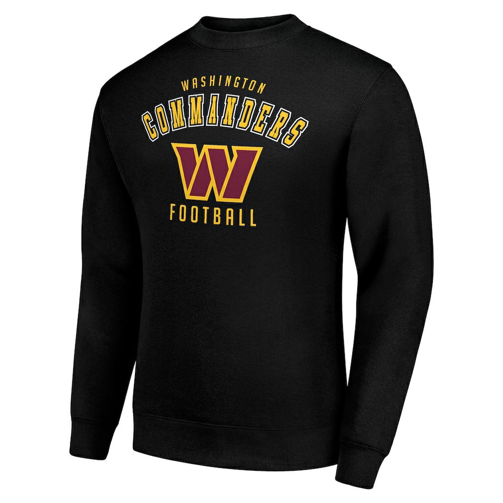 Washington Commanders Starter Team Logo Pullover Sweatshirt Black