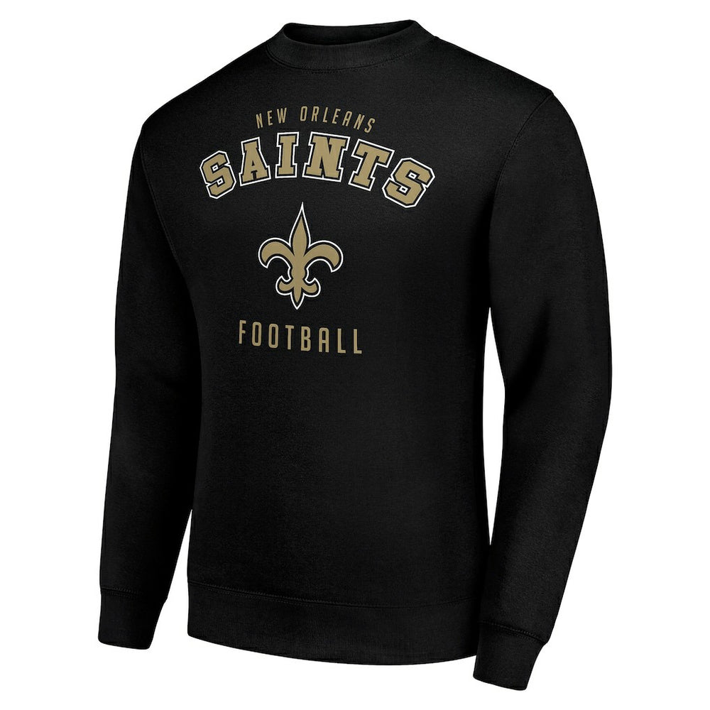 New Orleans Saints Starter Team Logo Pullover Sweatshirt Black