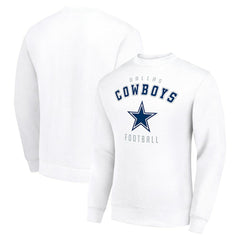 Dallas Cowboys Starter Team Logo Pullover Sweatshirt White