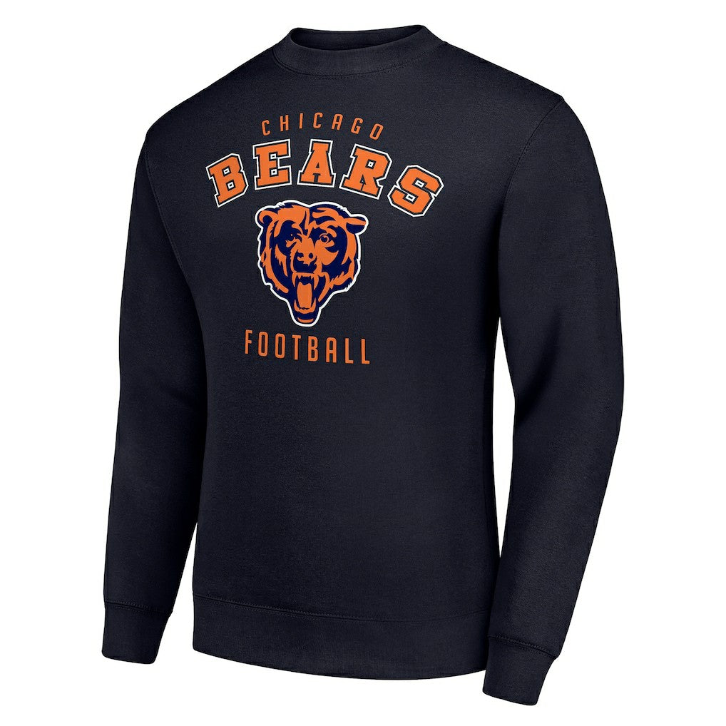 Chicago Bears Starter Team Logo Pullover Sweatshirt Navy
