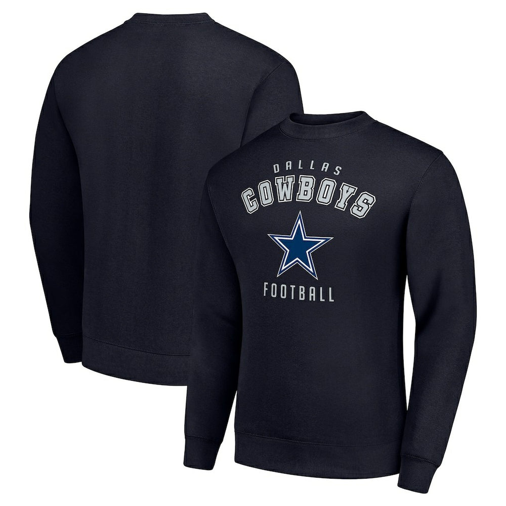 Dallas Cowboys Starter Team Logo Pullover Sweatshirt Navy