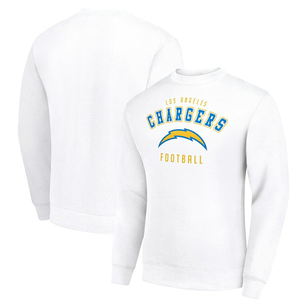 Los Angeles Chargers Starter Team Logo Pullover Sweatshirt White