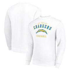 Los Angeles Chargers Starter Team Logo Pullover Sweatshirt White