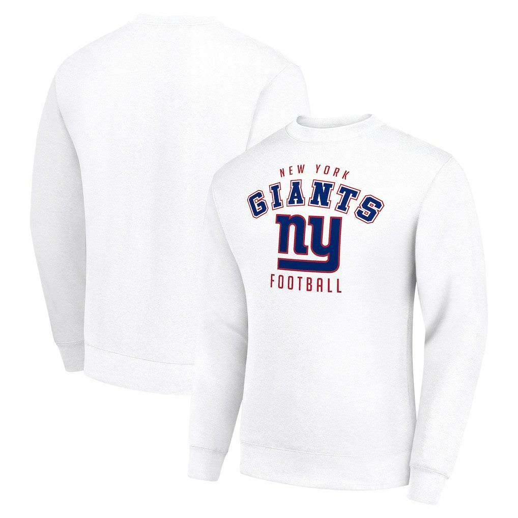 New York Giants Starter Team Logo Pullover Sweatshirt White