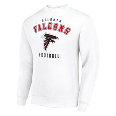 Atlanta Falcons Starter Team Logo Pullover Sweatshirt White