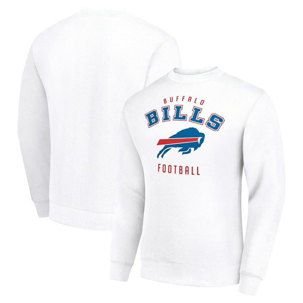 Buffalo Bills Starter Team Logo Pullover Sweatshirt White