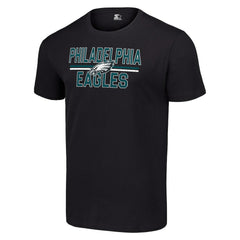 Philadelphia Eagles Starter Team Mesh Print Graphic T-Shirt Black