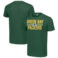 Green Bay Packers Starter Team Mesh Print Graphic T-Shirt Green