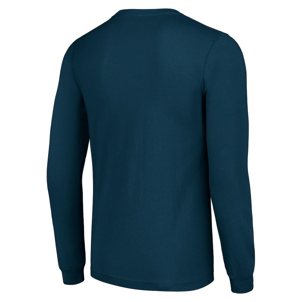 Dallas Cowboys Starter Team Mesh Print Graphic Long Sleeve T-Shirt Navy