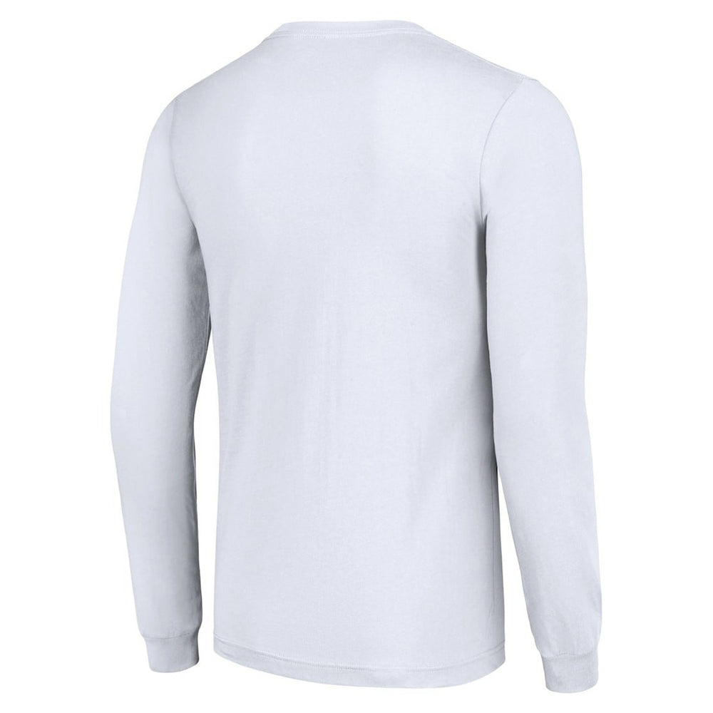 Pittsburgh Steelers Starter Team Mesh Print Graphic Long Sleeve T-Shirt White