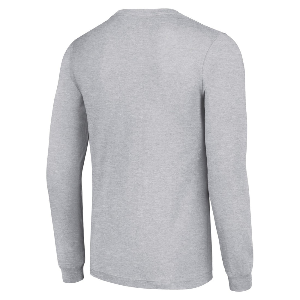 Green Bay Packers Starter Team Mesh Print Graphic Long Sleeve T-Shirt Heather Gray