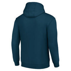 Houston Texans Starter Unisex Team Mesh Print Graphic Tri-Blend Pullover Hoodie Navy
