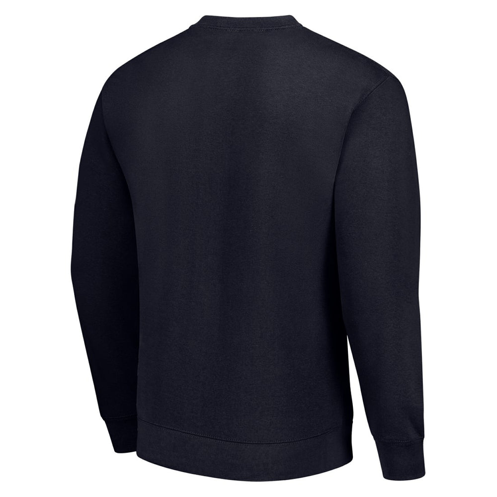 Houston Texans Starter Team Mesh Print Graphic Pullover Sweatshirt Navy