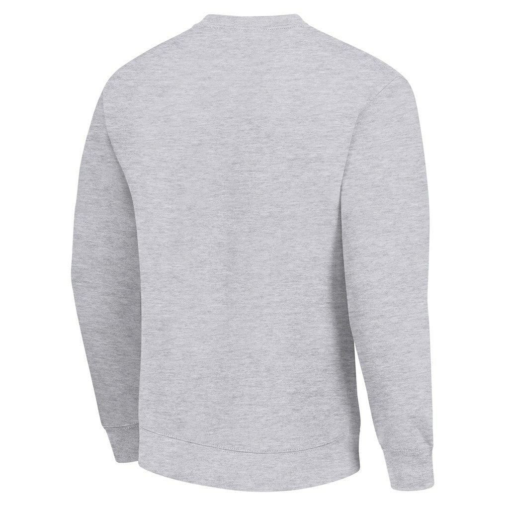 Chicago Bears Starter Team Mesh Print Graphic Pullover Sweatshirt Heather Gray