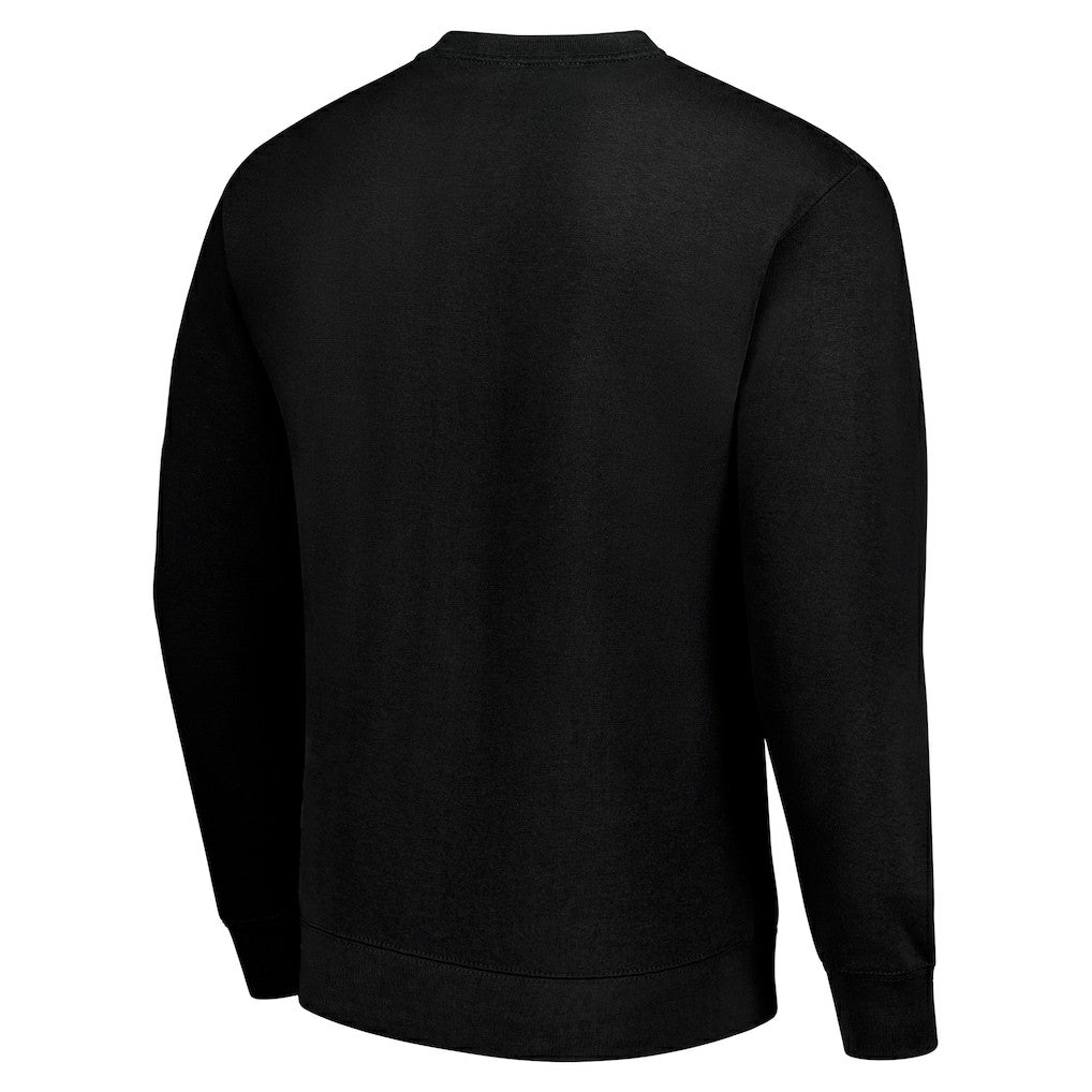 Cleveland Browns Starter Team Mesh Print Graphic Pullover Sweatshirt Black