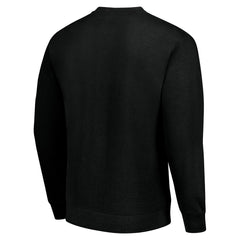 Detroit Lions Starter Team Mesh Print Graphic Pullover Sweatshirt Black