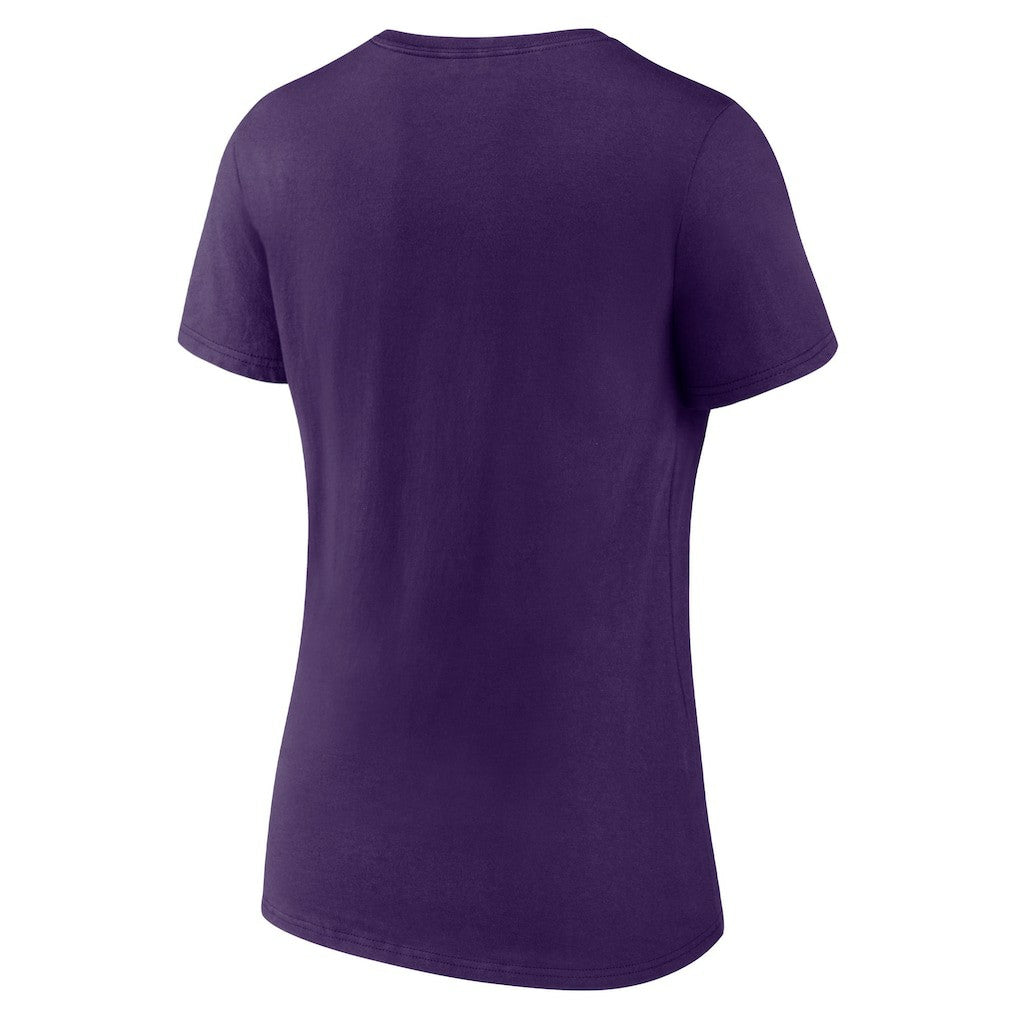 Baltimore Ravens Women's Victory Arch V-Neck T-Shirt Purple