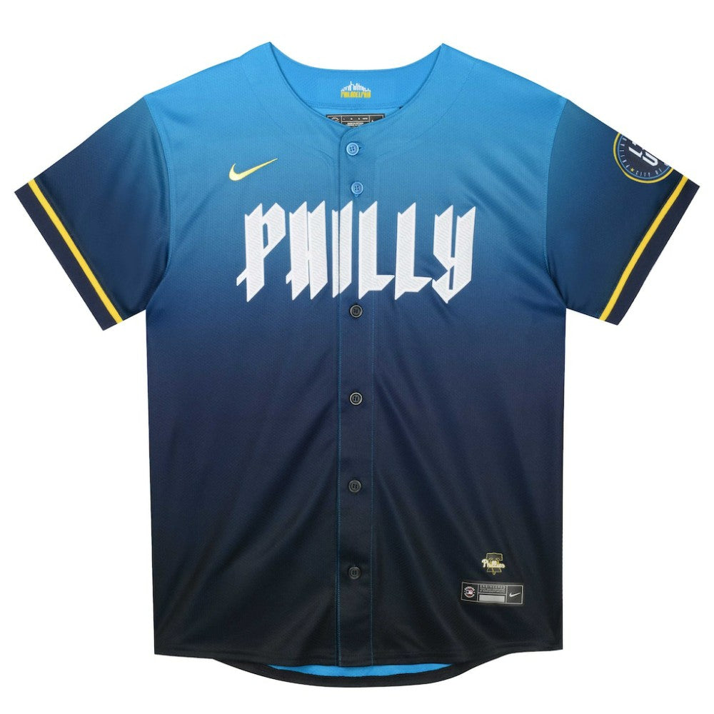 Zack Wheeler Philadelphia Phillies Nike Preschool 2024 City Connect Limited Player Jersey - Blue - Nike on Sale