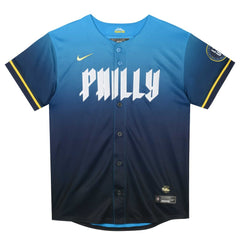 Zack Wheeler Philadelphia Phillies Nike Preschool 2024 City Connect Limited Player Jersey - Blue - Nike on Sale