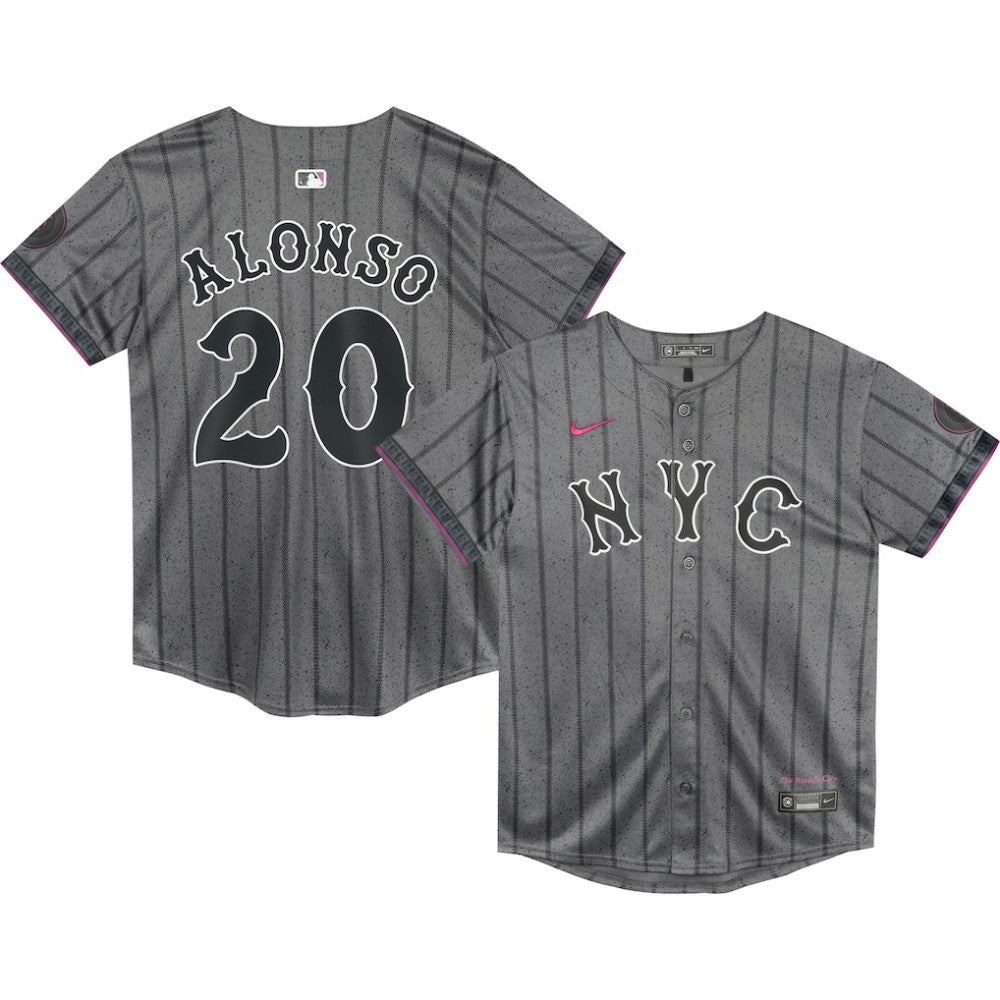 Pete Alonso New York Mets Nike Preschool 2024 City Connect Limited Player Jersey - Graphite - Nike on Sale