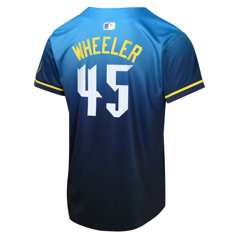 Zack Wheeler Philadelphia Phillies Nike Youth 2024 City Connect Limited Player Jersey - Blue - Nike Discount