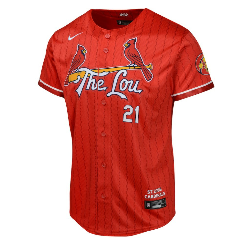 Lars Nootbaar St. Louis Cardinals Nike Youth 2024 City Connect Limited Player Jersey - Red - Nike Lifestyle
