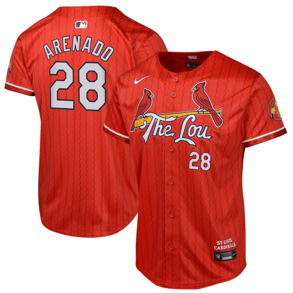 Nolan Arenado St. Louis Cardinals Nike Youth 2024 City Connect Limited Player Jersey - Red - Nike Lifestyle