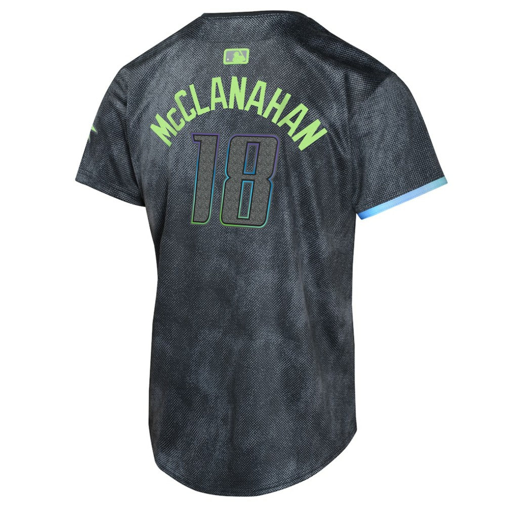Shane McClanahan Tampa Bay Rays Nike Youth 2024 City Connect Limited Player Jersey - Charcoal - Nike Sale