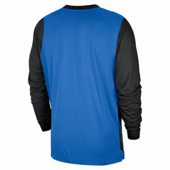 Oklahoma City Thunder 2024/25 City Edition Authentic Pregame Performance Long Sleeve Shooting T-Shirt Blue/Black | Nike