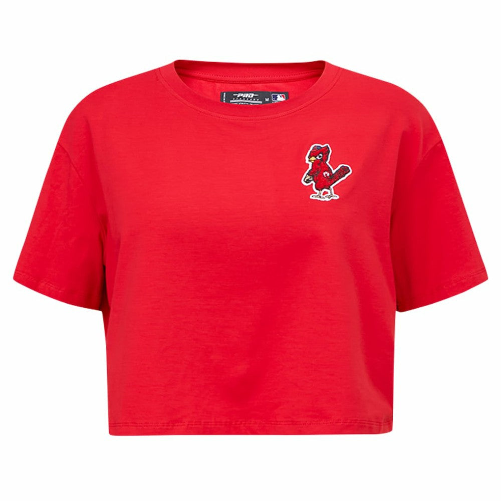 Washington Nationals Pro Standard Women's Classic SJ Cropped Boxy T-Shirt - Red - MLB on Sale