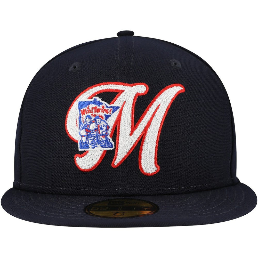 Minnesota Twins New Era  Duo Logo 2.0 59FIFTY Fitted Hat - Navy - New Era Discount