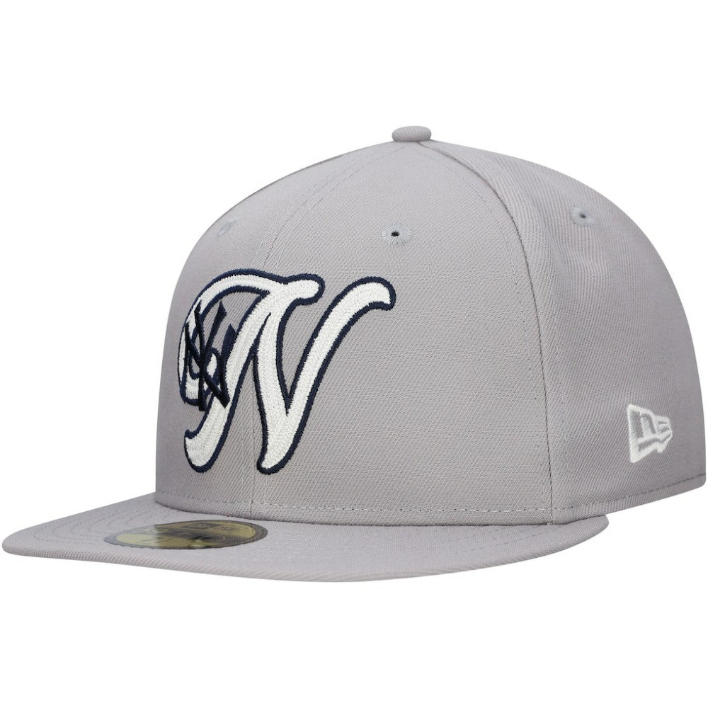 New York Yankees New Era  Duo Logo 2.0 59FIFTY Fitted Hat - Gray - New Era Online