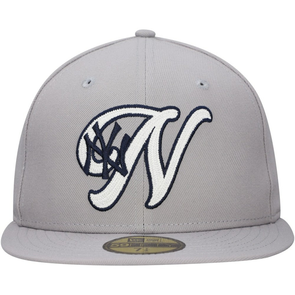 New York Yankees New Era  Duo Logo 2.0 59FIFTY Fitted Hat - Gray - New Era Online