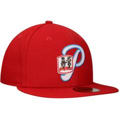 Philadelphia Phillies New Era  Duo Logo 2.0 59FIFTY Fitted Hat - Red - New Era Online