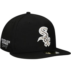 Chicago White Sox New Era Troop Chant Camo Undervisor 59FIFTY Fitted Hat - Black - New Era Sale