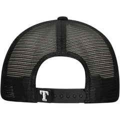 Texas Rangers New Era Retro Bold A-Frame Trucker 9FORTY Adjustable Hat - Black - New Era on Sale
