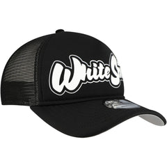Chicago White Sox New Era Retro Bold A-Frame Trucker 9FORTY Adjustable Hat - Black - New Era Online