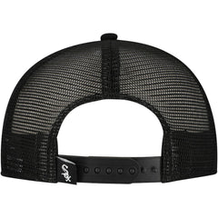 Chicago White Sox New Era Retro Bold A-Frame Trucker 9FORTY Adjustable Hat - Black - New Era Online