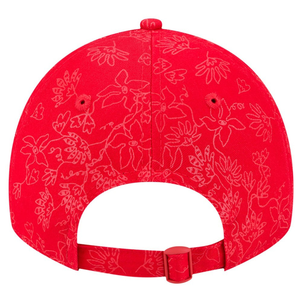 Washington Nationals New Era Women's Tonal Floral 9TWENTY Adjustable Hat - Red - New Era Sale