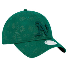 Athletics New Era Women's Tonal Floral 9TWENTY Adjustable Hat - Green - New Era Online