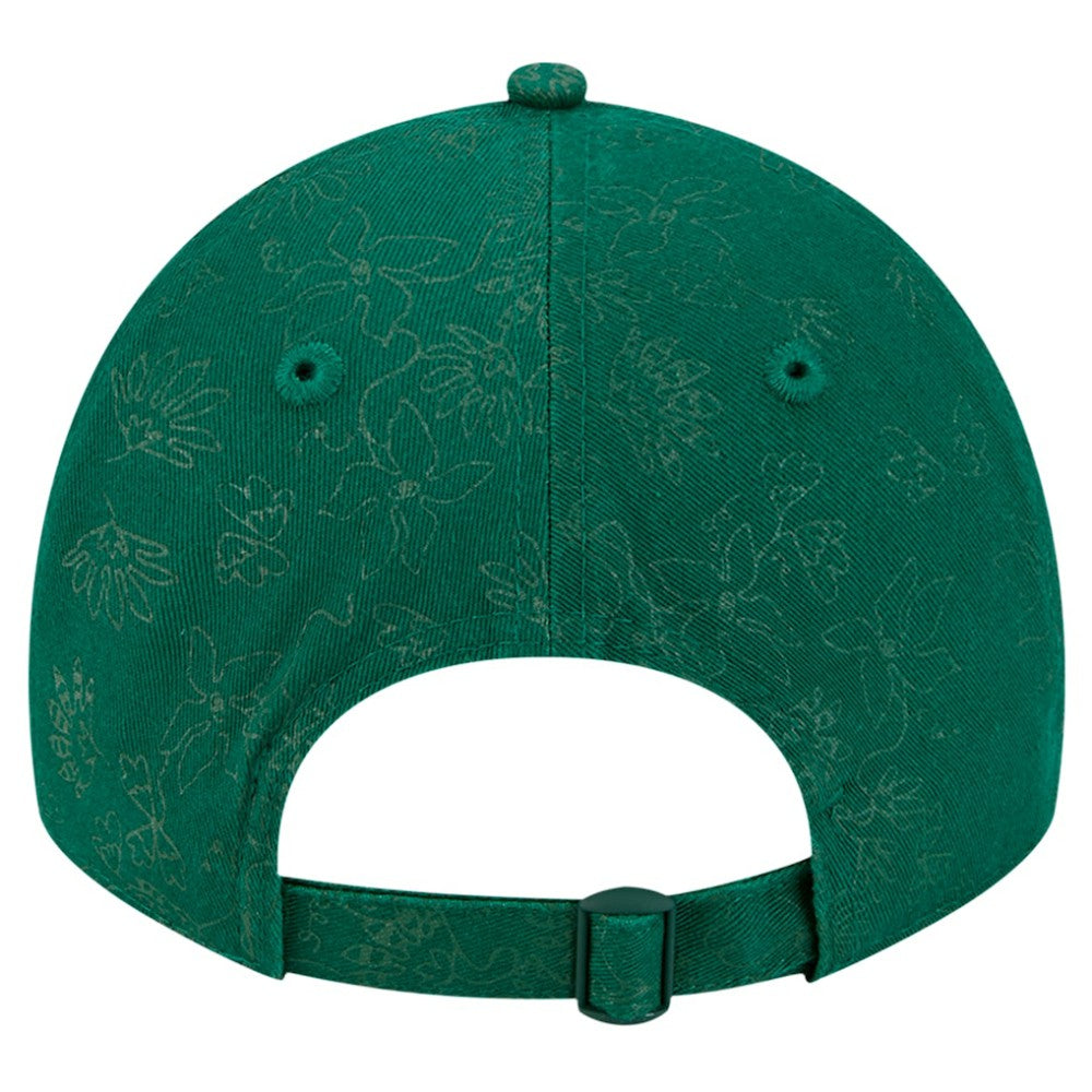 Athletics New Era Women's Tonal Floral 9TWENTY Adjustable Hat - Green - New Era Online