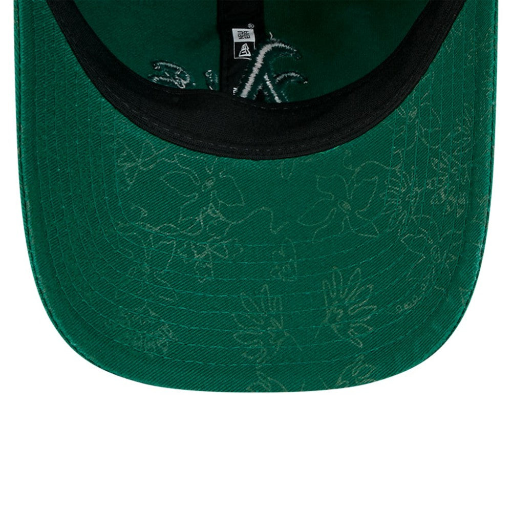 Athletics New Era Women's Tonal Floral 9TWENTY Adjustable Hat - Green - New Era Online