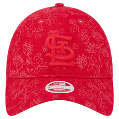 St. Louis Cardinals New Era Women's Tonal Floral 9TWENTY Adjustable Hat - Red - New Era Lifestyle
