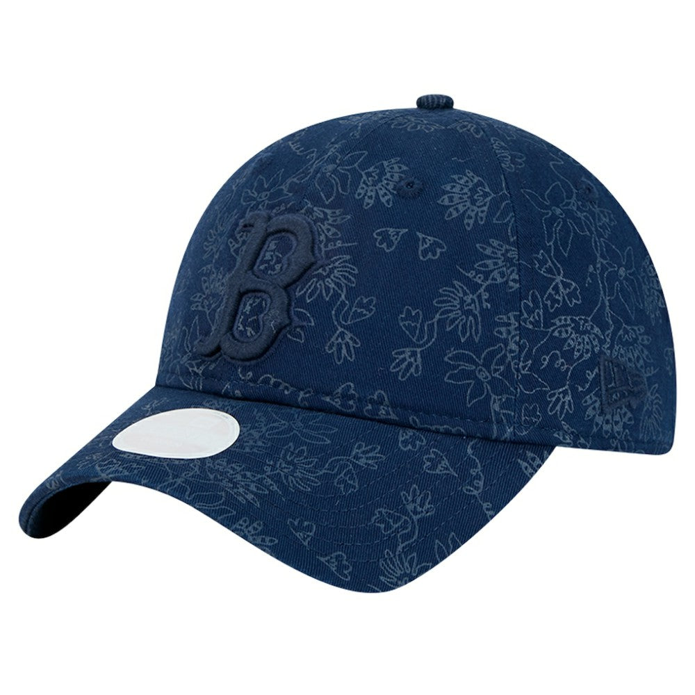 Boston Red Sox New Era Women's Tonal Floral 9TWENTY Adjustable Hat - Navy - New Era Sale