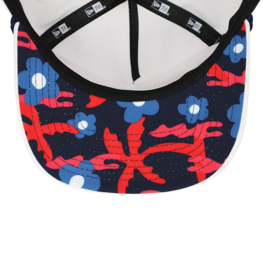 Boston Red Sox New Era Paradise Golfer Adjustable Hat - White - New Era Lifestyle