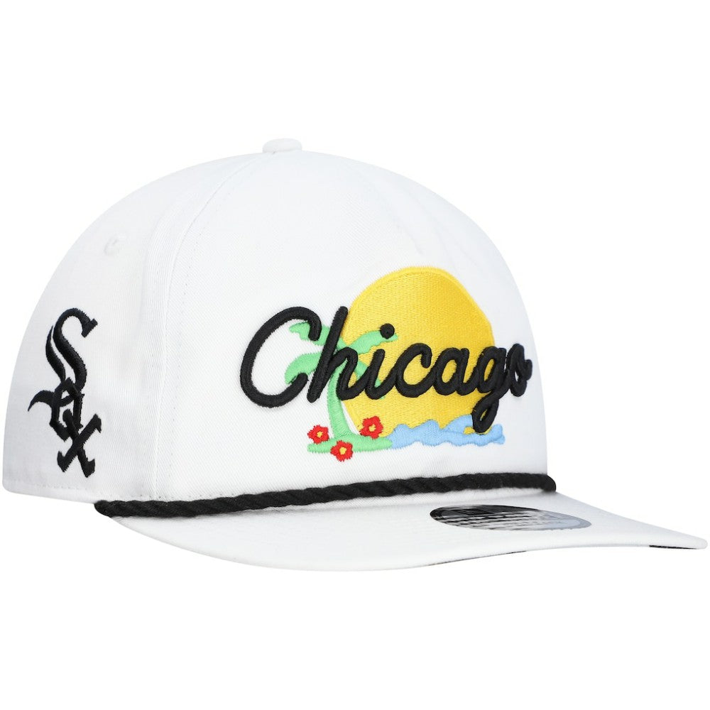 Chicago White Sox New Era Paradise Golfer Adjustable Hat - White - New Era Sale