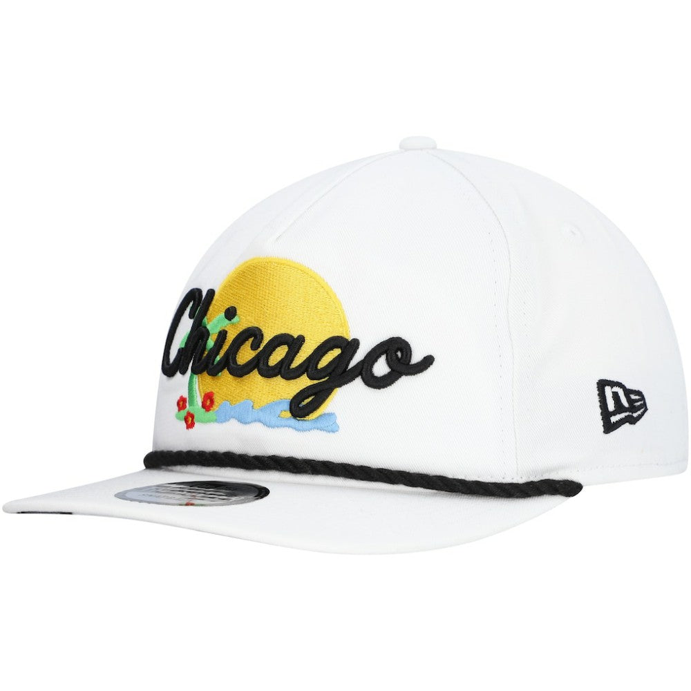 Chicago White Sox New Era Paradise Golfer Adjustable Hat - White - New Era Sale