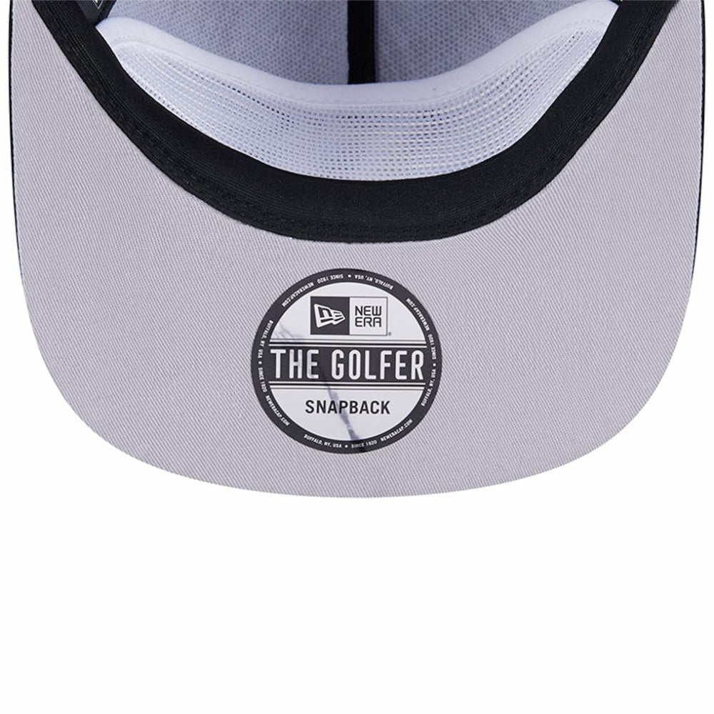 Chicago Cubs New Era Corduroy Filigree Golfer Adjustable Hat - Black - New Era Lifestyle